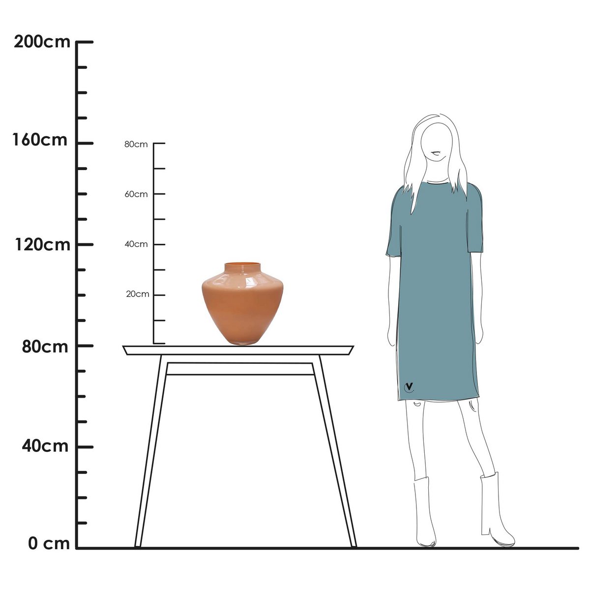 Kagera Pastellpfirsich