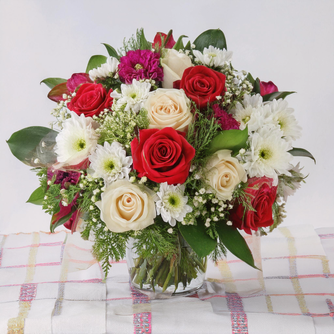 Feierliche Geste mit Sekt - Classic Floral