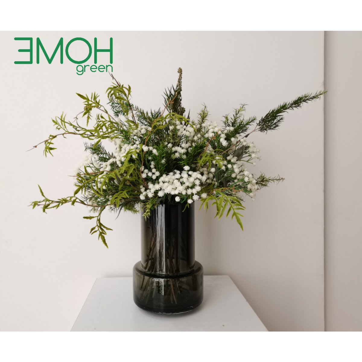 Dicke Glasvase im Retro-Stil: TYLER25GR