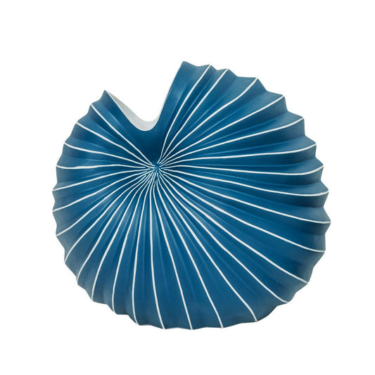 Palm Vase -Navy Blue Größe L.