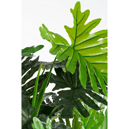 Kunstpflanze Philodendron – H120 x Ø80 cm – Grün