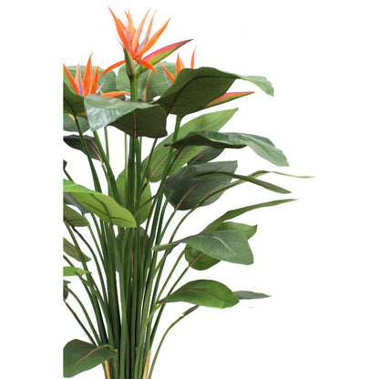 Strelitzia Kunstpflanze 120cm mit Blüte vorbestellen
