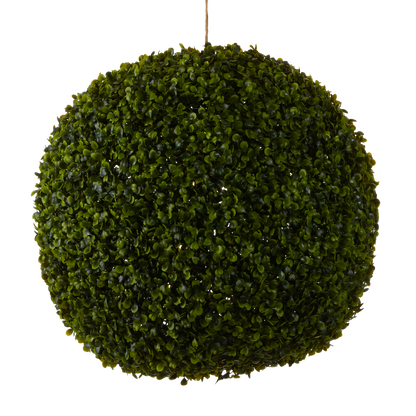 Künstliche Buchsbaumkugel zum Aufhängen im Freien – Ø45 cm – Grün