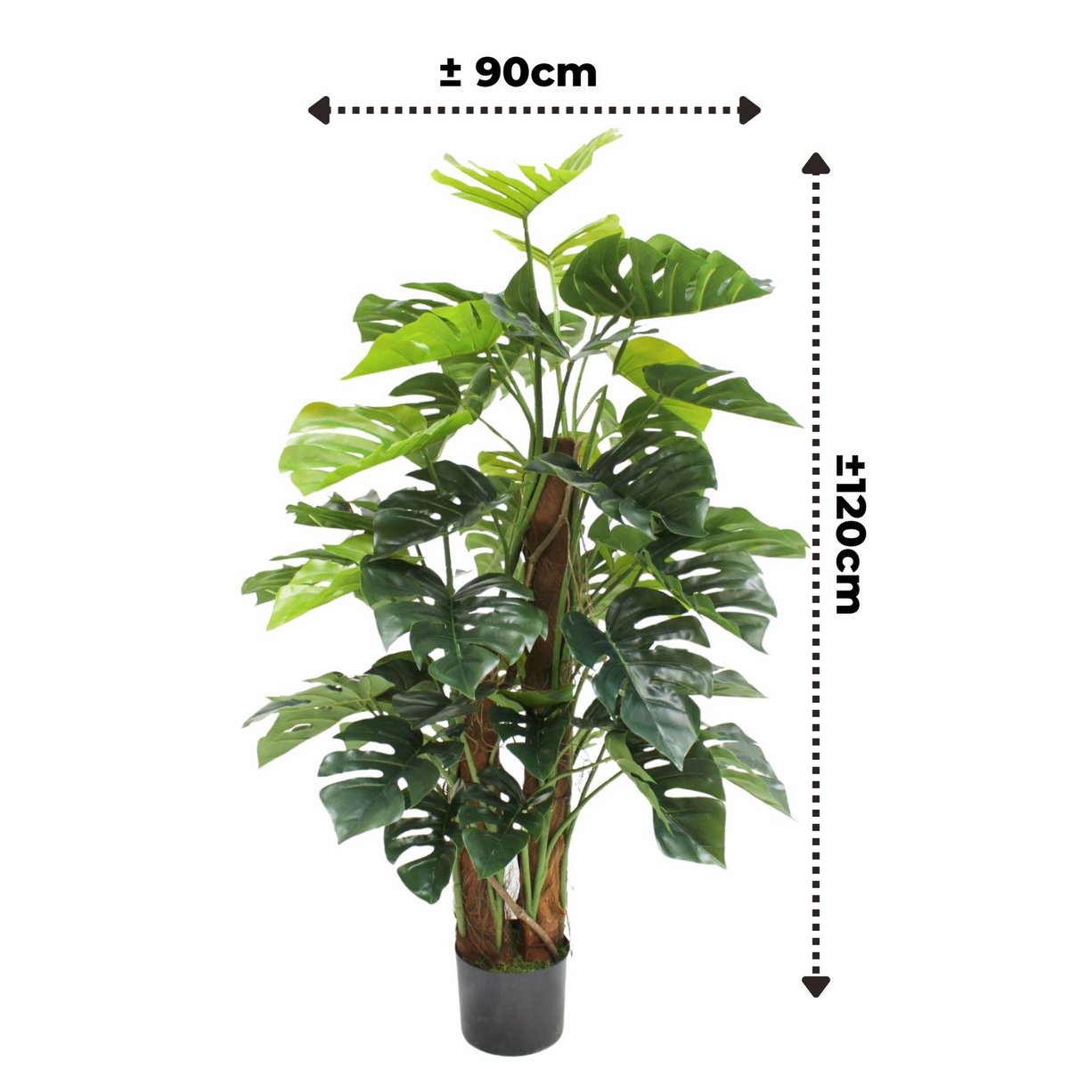 Künstliche Monstera-Pflanze, 120 cm