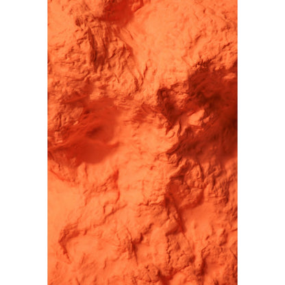 Keramikvase m. Rock-Look in trendigem Orange CHU32OR