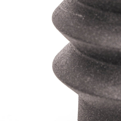 Topf - Bio - Keramik - Schwarz - 19x19x17cm