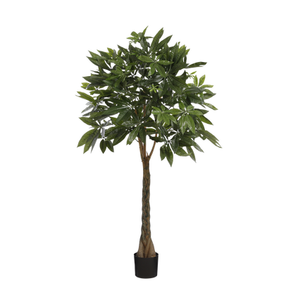 Künstliche Pflanze Pachira – H120 x Ø50 cm – Grün