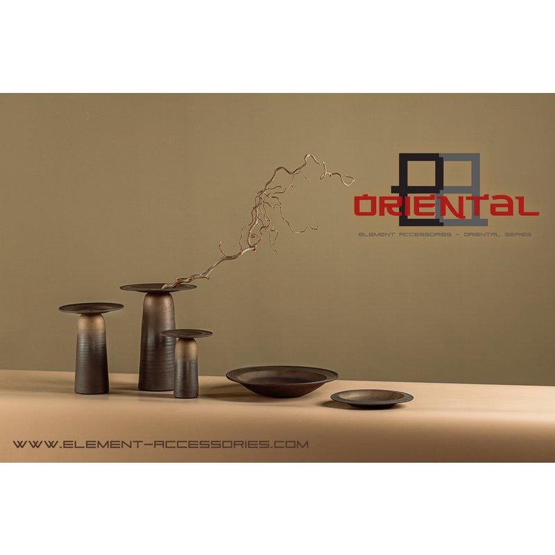 innovative, neue moderne flache Keramikschale East+West ULF04