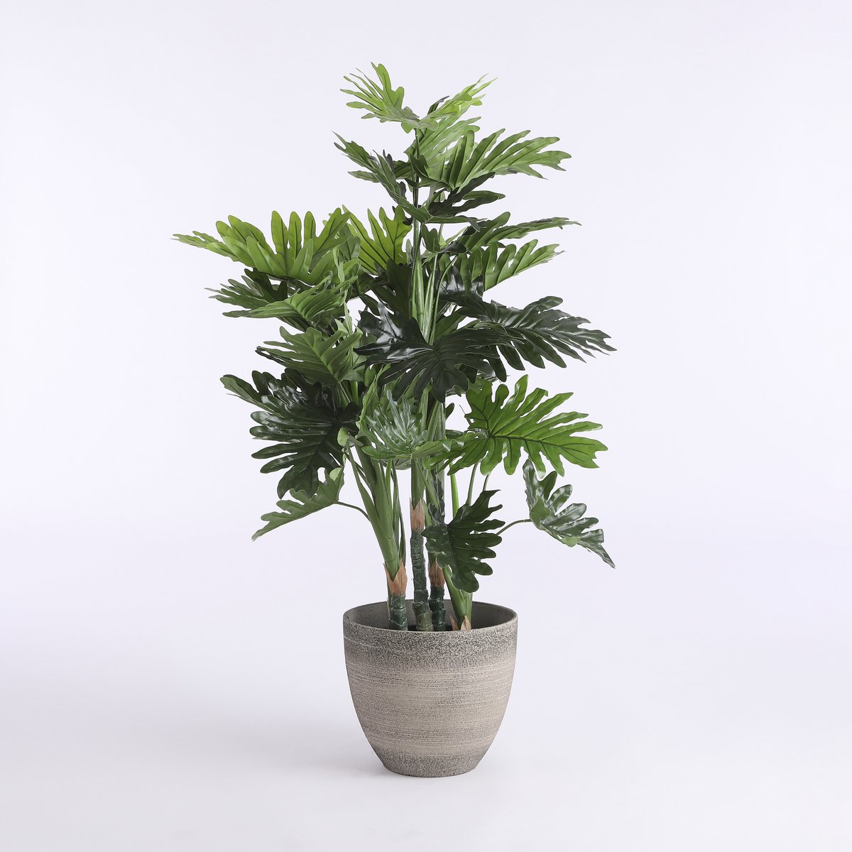 Kunstpflanze Philodendron – H120 x Ø80 cm – Grün