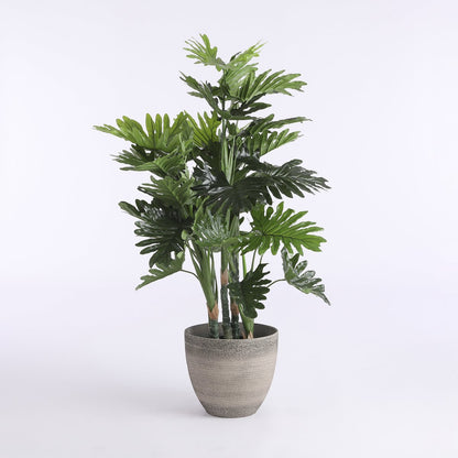 Kunstpflanze Philodendron – H120 x Ø80 cm – Grün