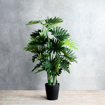 Kunstpflanze Philodendron – H120 x Ø80 cm – Grün