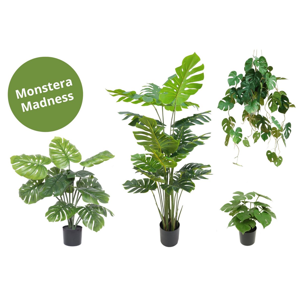 Monstera Madness - Künstliches Pflanzenpaket
