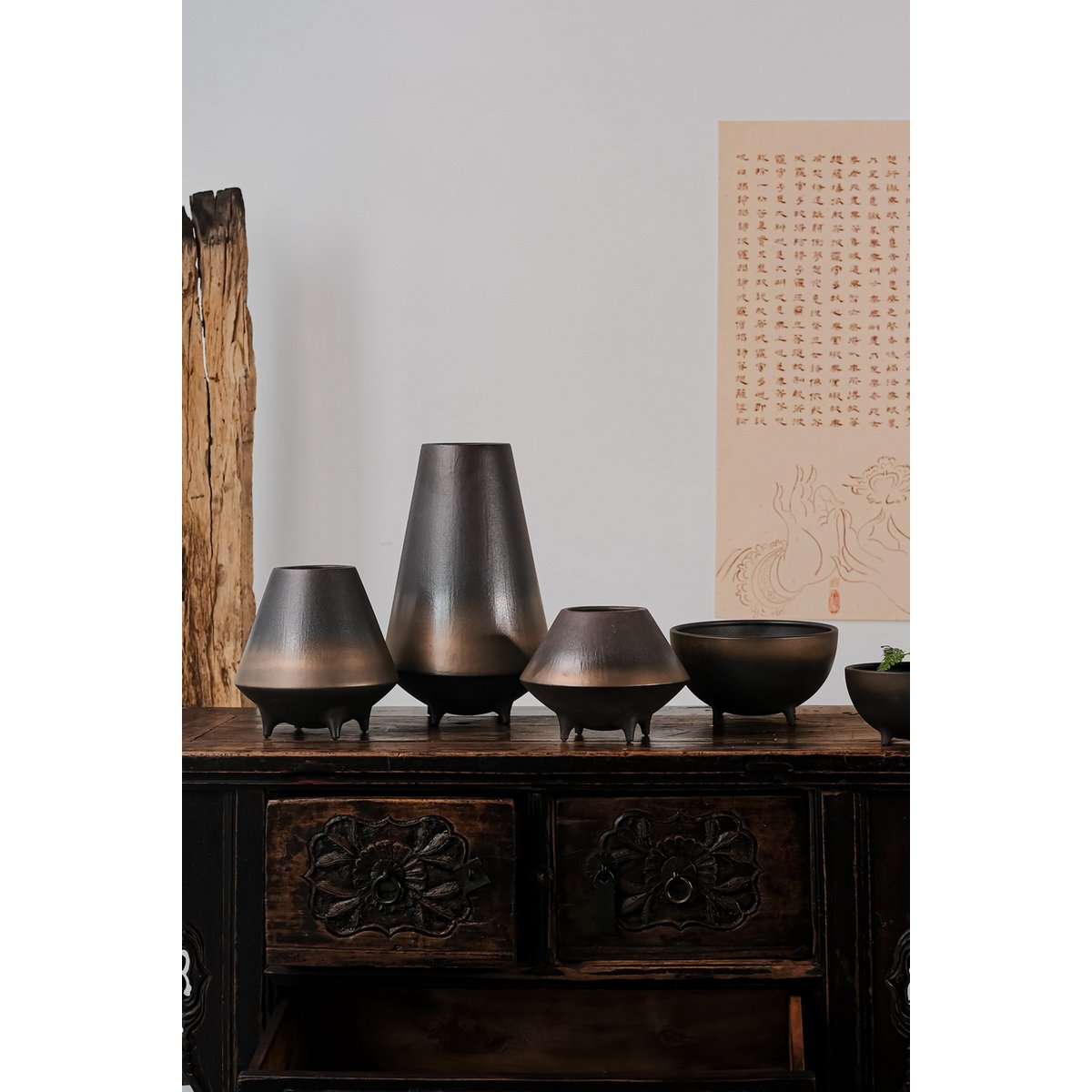 Neu Moderne Keramik High-End Designschale East+West, OTA20BB