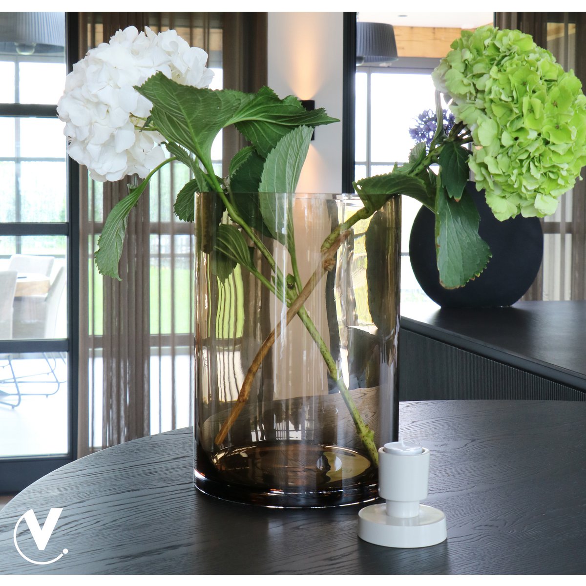 Kaspisches Taupe Ø25 x H35 cm