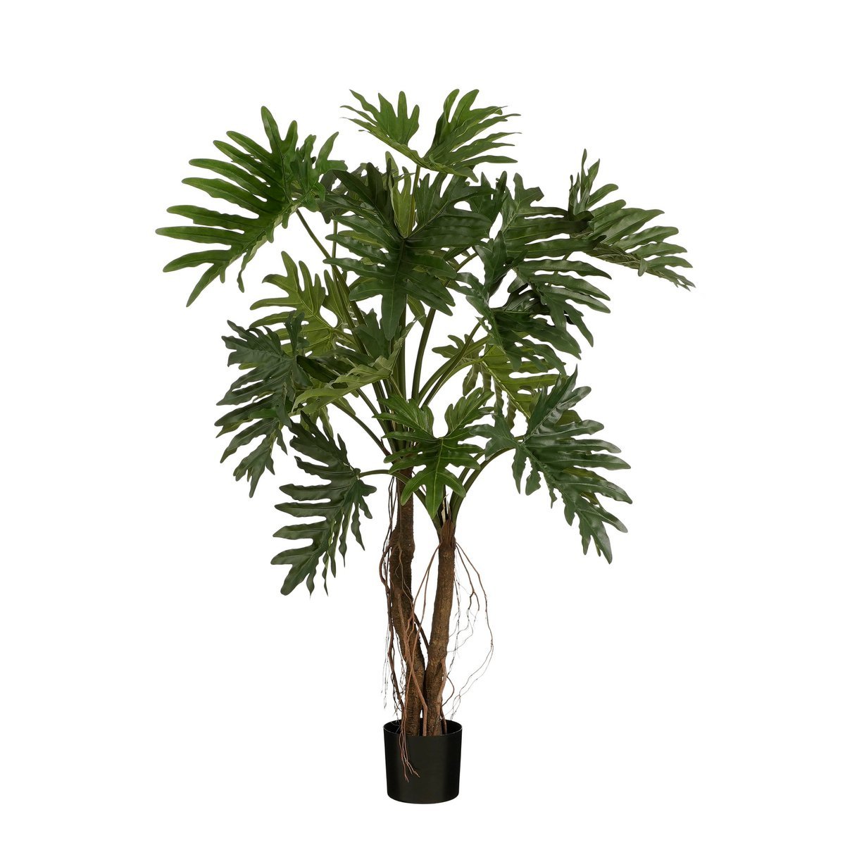Philodendron Kunstpflanze - H140 x Ø110 cm - Grün