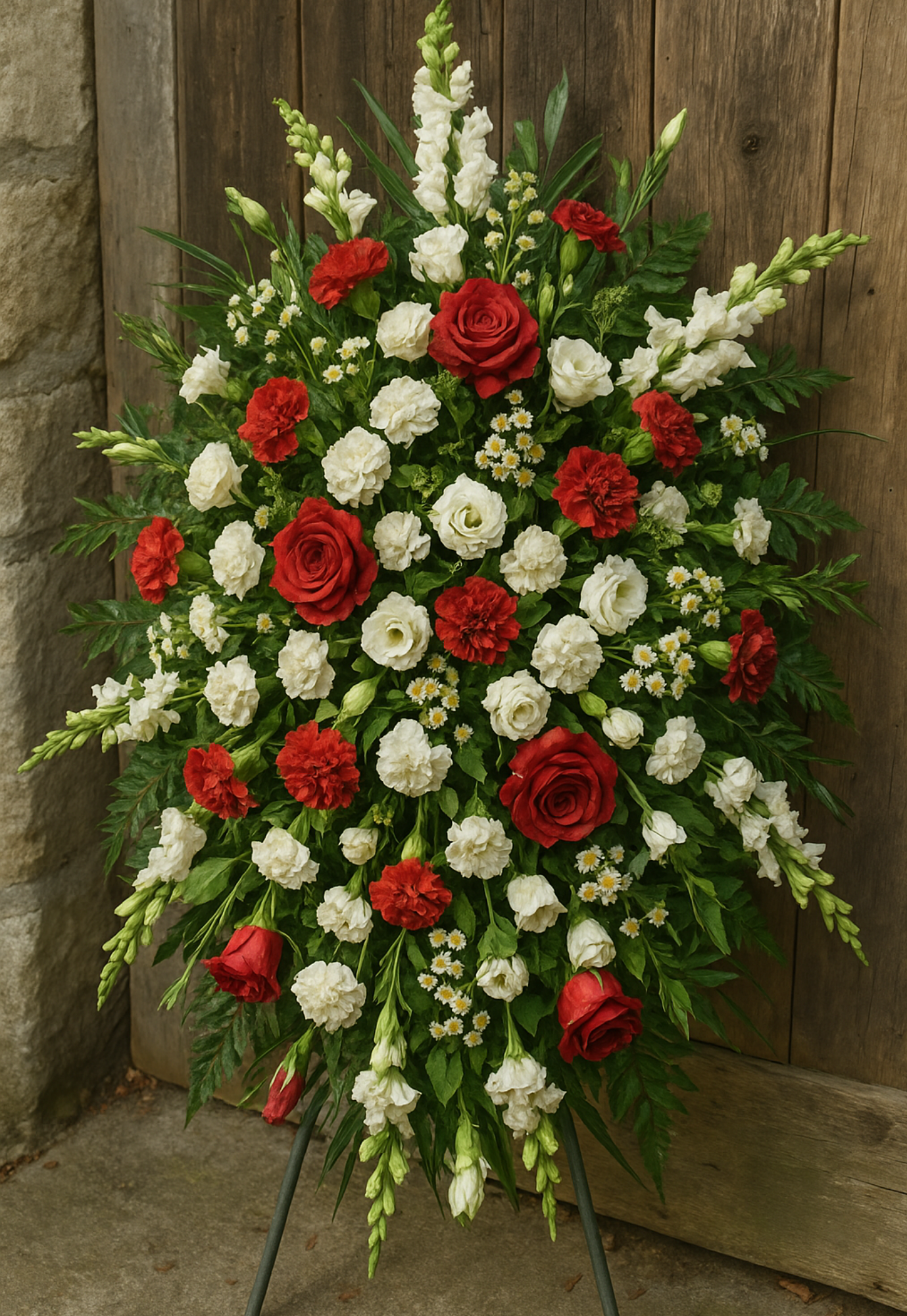 Trauerkranz Classic Floral Still leuchtet die Liebe