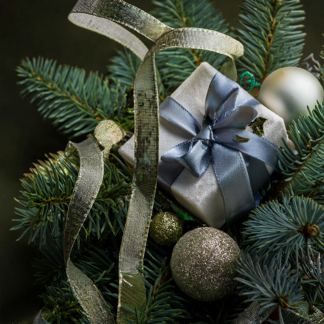 Frostiger Kerzenschein