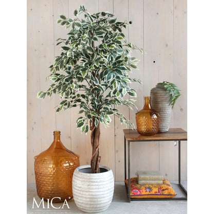 Künstliche Ficus-Pflanze – H110 x Ø70 cm – grün bunt