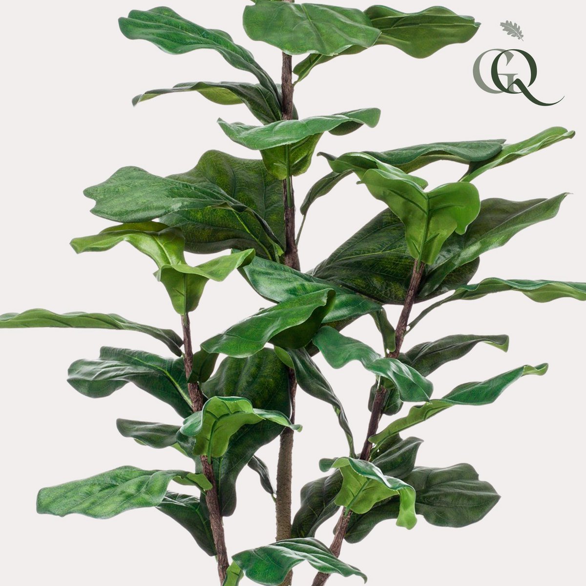 Künstliche Pflanze - Ficus Lyrata - Tabakpflanze - 125 cm