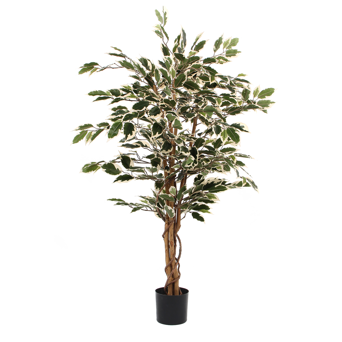 Künstliche Ficus-Pflanze – H110 x Ø70 cm – grün bunt