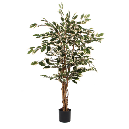 Künstliche Ficus-Pflanze – H110 x Ø70 cm – grün bunt