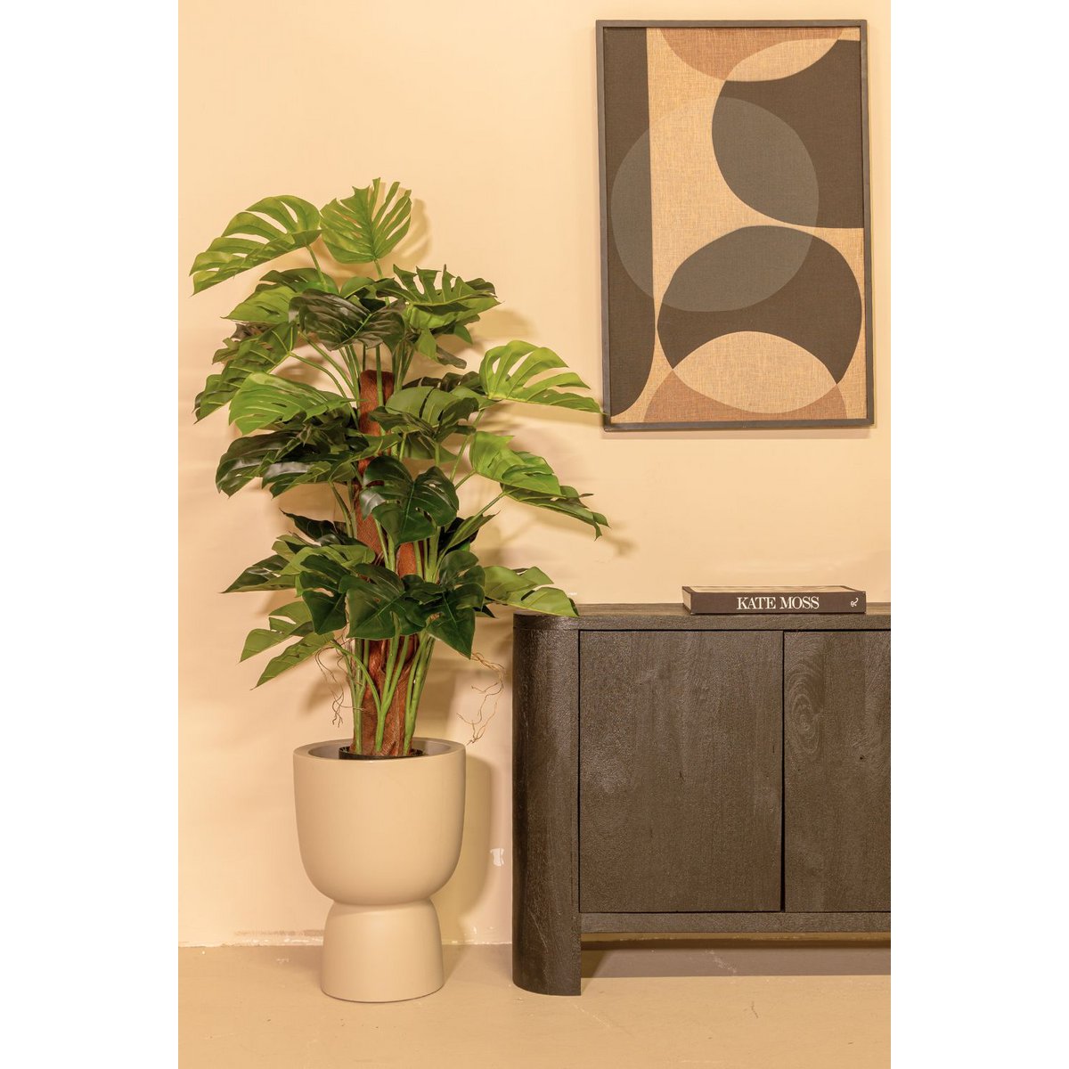 Künstliche Monstera-Pflanze, 120 cm
