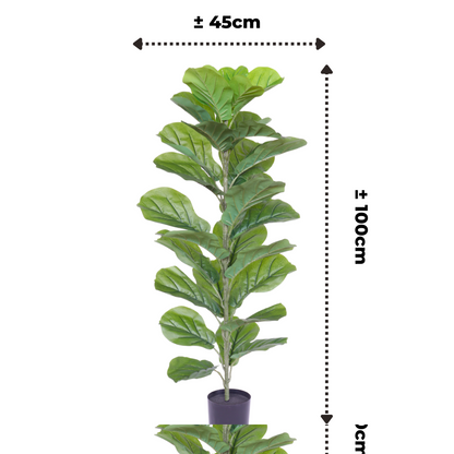 Ficus Kunstpflanze 100cm