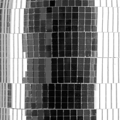 Kragenvase Disco, silberfarben H.35,5 cm