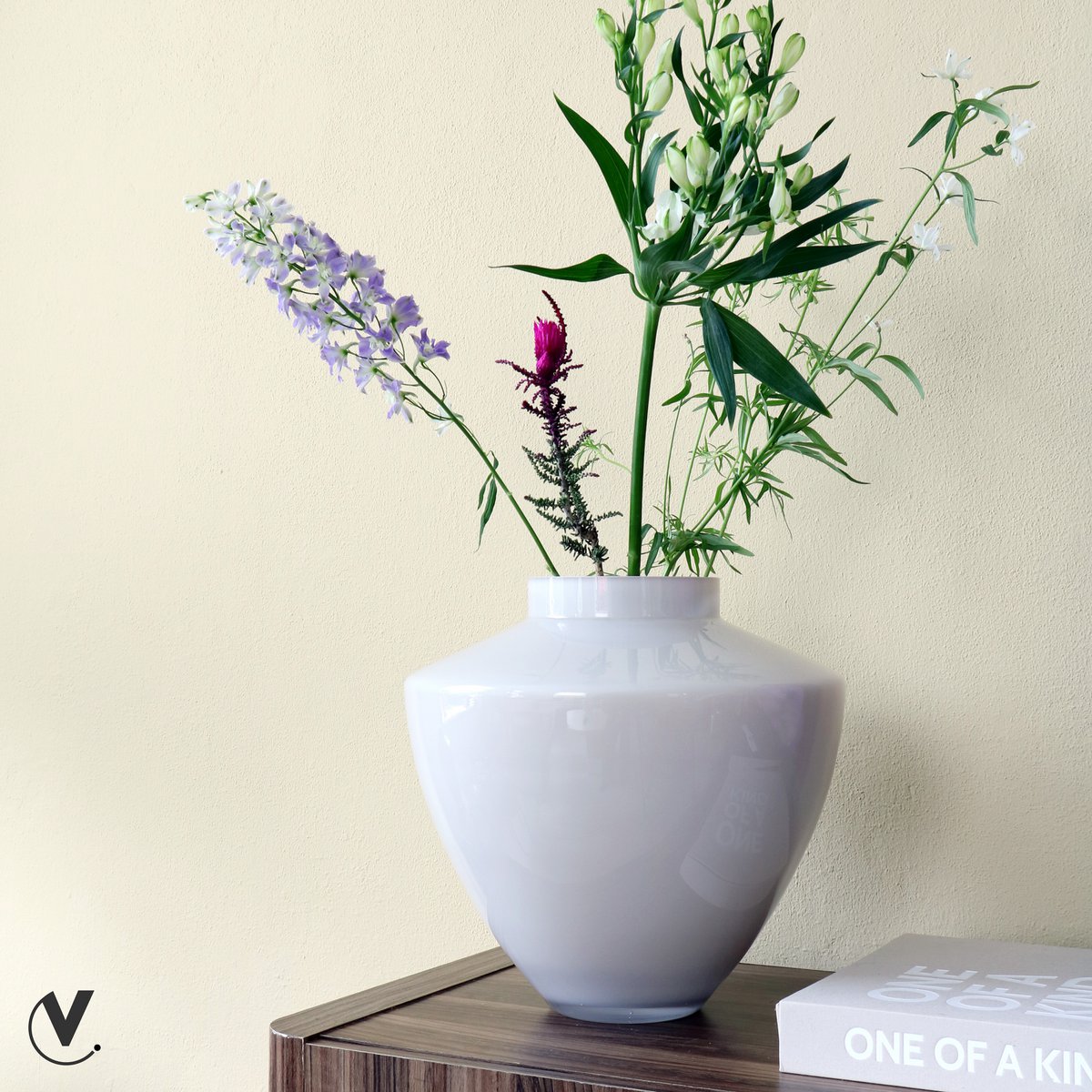 Kagera Pastell-Elfenbein Ø33 x H32 cm