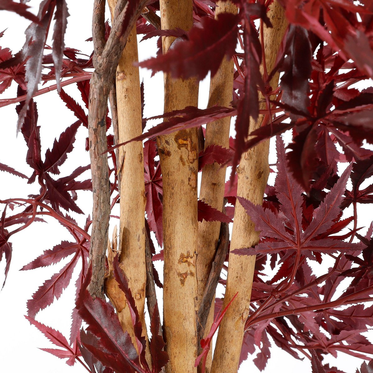 Künstliche Ahornpflanze - H140 x Ø80 cm - rot