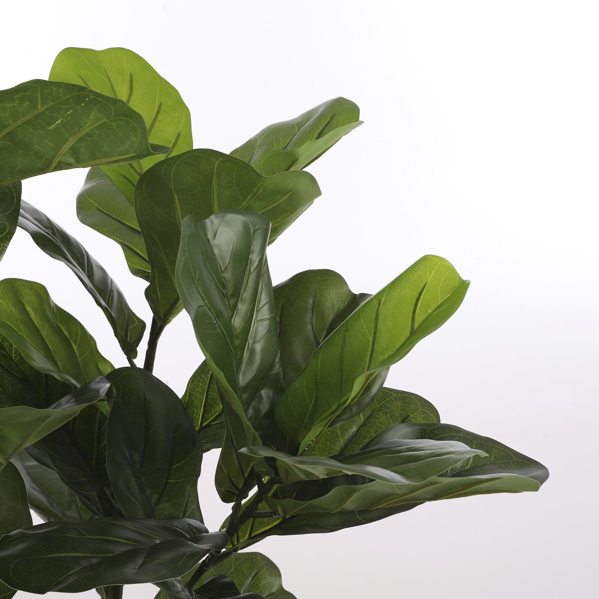 Kunstpflanze Ficus Lyrata - H120 x Ø60 cm - Grün